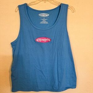 Clueless embroidered tank top